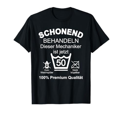 Kfz Mechaniker 50 Geburtstag Mann 50ster Männer Herren T-Shirt Kfz Mechaniker 50 Geburtstag Mann 50ster Männer Herren T-Shirt von Kfz Mechaniker Geschenk zum 50 Geburtstag