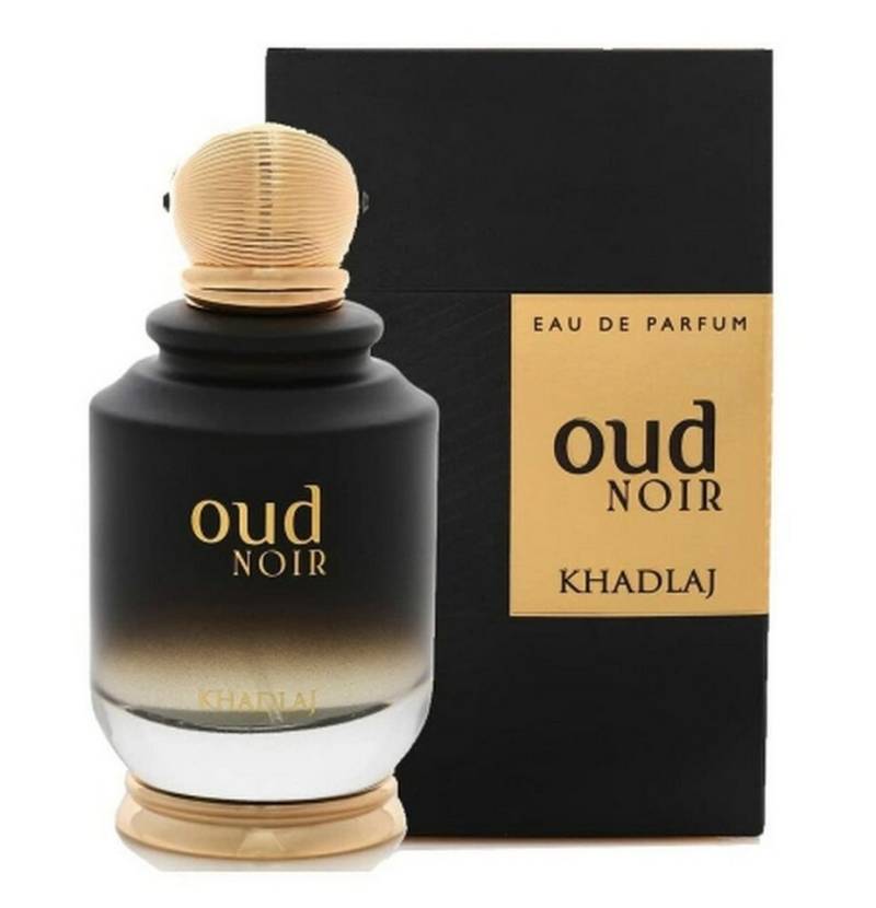 Khadlaj Eau de Parfum Oud Noir Unisex Damen & Herren EDP Spray, KHADLAJ, Damenparfüm, Glasflakon, Herrenparfüm, Unisexduft von Khadlaj