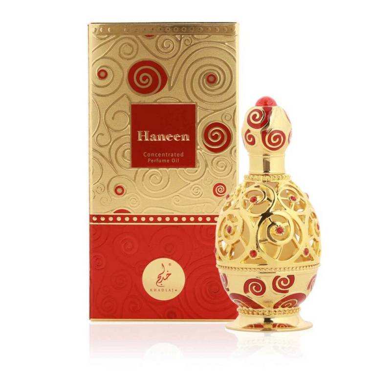 Khadlaj Körperpflegeduft Haneen Gold - konzentrierter parfümiertes Öl 20 ml Khadlaj Körperpflegeduft Haneen Gold - konzentrierter parfümiertes Öl 20 ml von Khadlaj