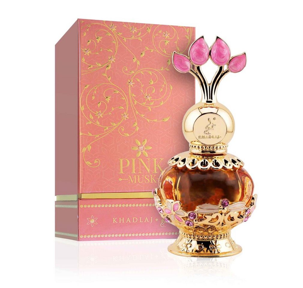 Khadlaj Körperpflegeduft Rosa Moschus - parfémovaný olej bez alkoholu - Volumen: 20 ml Khadlaj Körperpflegeduft Rosa Moschus - parfémovaný olej bez alkoholu - Volumen: 20 ml von Khadlaj