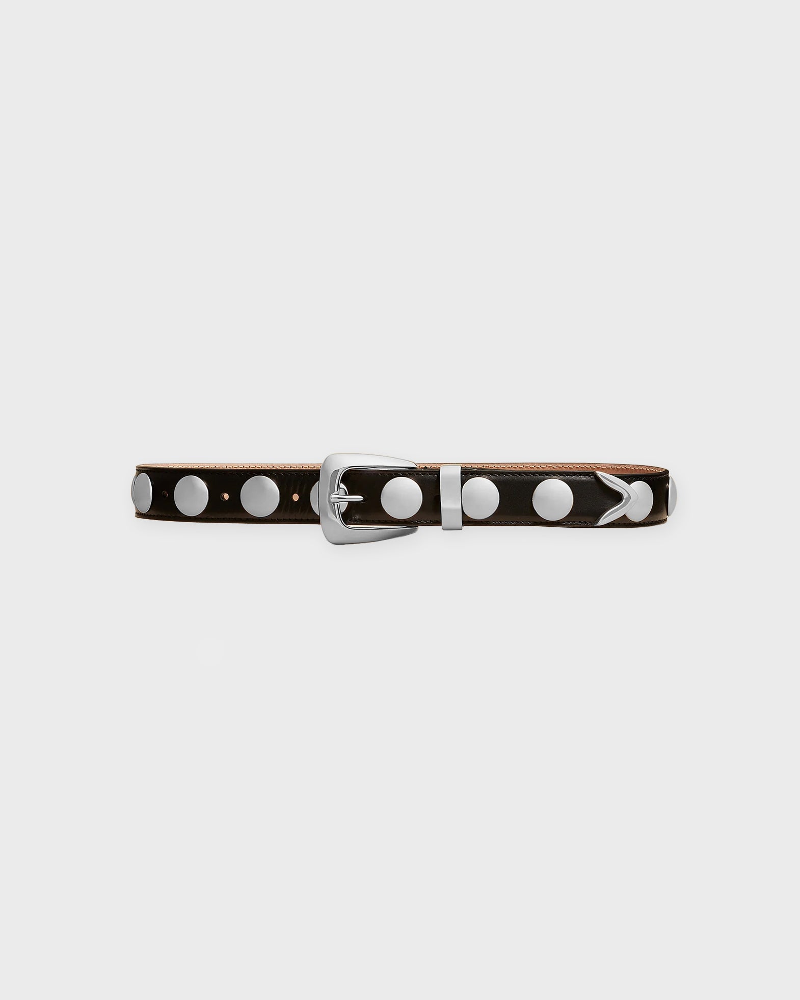 Khaite Belt Benny Silver Studs Black Khaite Belt Benny Silver Studs Black von Khaite