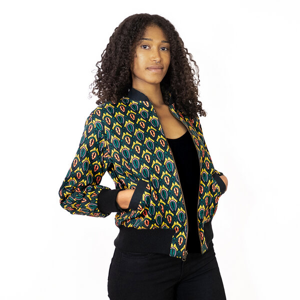 Khala Bomberjacke 'Peacock' Damen von Khala