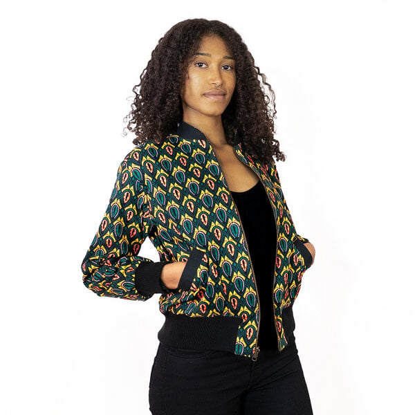 Khala Bomberjacke 'Peacock' Damen von Khala