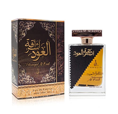 Ishraqat Al Oud Unisex 100ml EDP Eau de Parfum von Khalis Perfumes für Herren und Damen Orientalisch, aromatisch, süß-fruchtig von Khalis