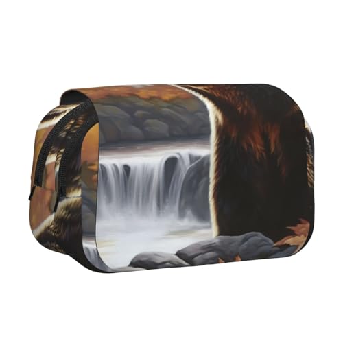 Federmäppchen mit großem Fassungsvermögen, Federmäppchen, Schreibwaren-Organizer, Kosmetiktasche, Bürobedarf von Khkbnb