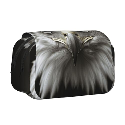 Khkbnb Eagle's Gaze Federmäppchen, Federmäppchen, Schreibwaren-Organizer, Kosmetiktasche, Bürobedarf von Khkbnb