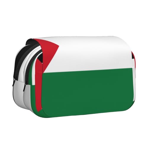 Khkbnb Federmäppchen, Motiv: Flagge Palästinas, großes Fassungsvermögen, Federmäppchen, Schreibwaren-Organizer, Kosmetiktasche, Bürobedarf Khkbnb Federmäppchen, Motiv: Flagge Palästinas, großes Fassungsvermögen, Federmäppchen, Schreibwaren-Organizer, Kosmetiktasche, Bürobedarf von Khkbnb