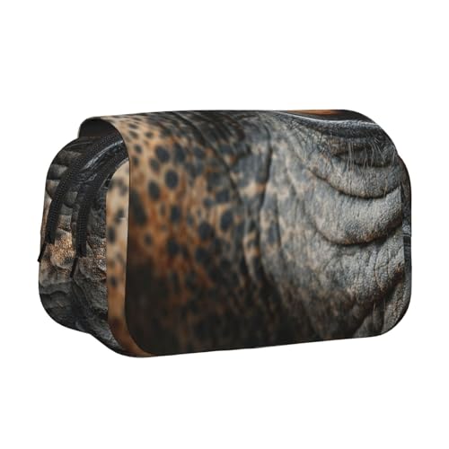 Khkbnb Federmäppchen mit Elefantenauge, großes Fassungsvermögen, Federmäppchen, Schreibwaren-Organizer, Kosmetiktasche, Bürobedarf von Khkbnb