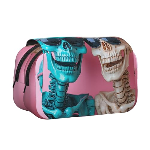 Khkbnb Federmäppchen mit großem Fassungsvermögen, Federmäppchen, Schreibwaren-Organizer, Kosmetiktasche, Bürobedarf von Khkbnb