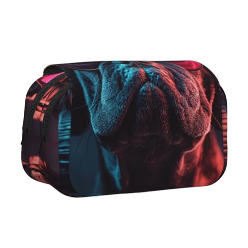 Khkbnb Federmäppchen mit großem Fassungsvermögen, Federmäppchen, Schreibwaren-Organizer, Kosmetiktasche, Bürobedarf von Khkbnb