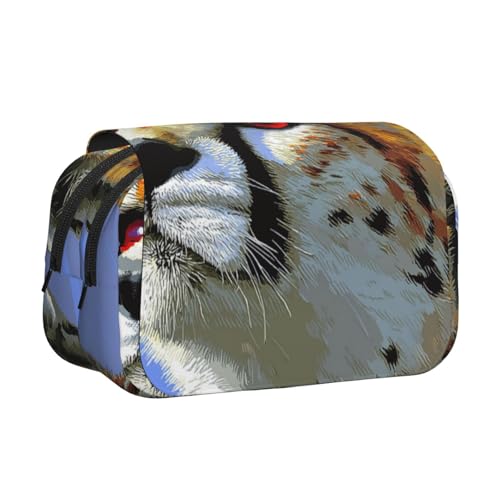 Khkbnb Federmäppchen mit großem Fassungsvermögen, Federmäppchen, Schreibwaren-Organizer, Kosmetiktasche, Bürobedarf von Khkbnb