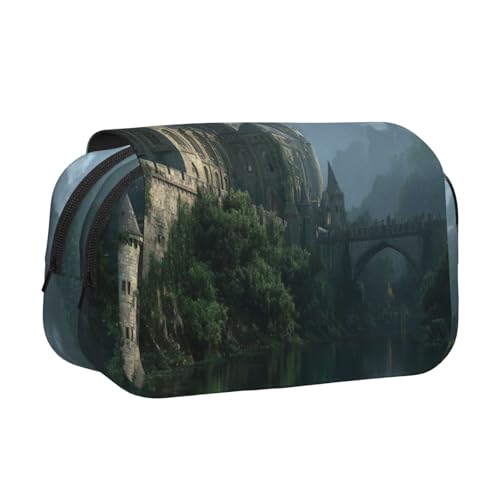 Khkbnb Federmäppchen mit großem Fassungsvermögen, Federmäppchen, Schreibwaren-Organizer, Kosmetiktasche, Bürobedarf von Khkbnb