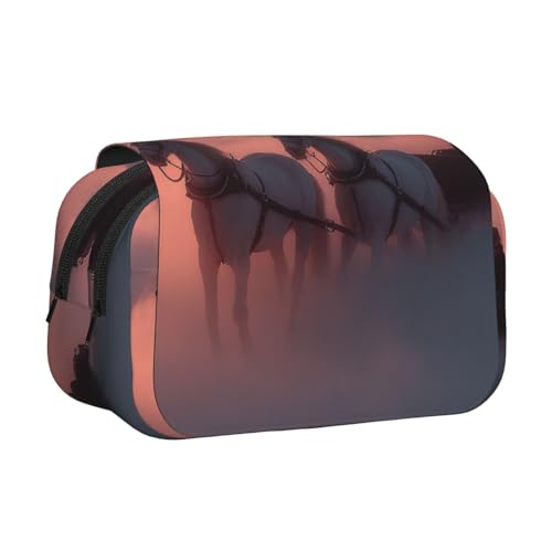 Khkbnb Federmäppchen mit großem Fassungsvermögen, Federmäppchen, Schreibwaren-Organizer, Kosmetiktasche, Bürobedarf von Khkbnb