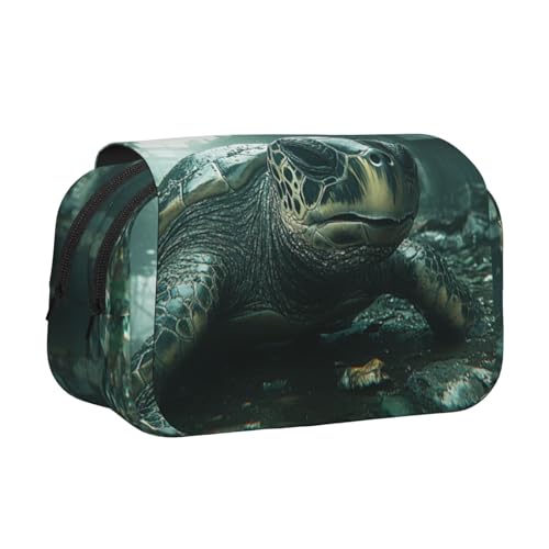 Khkbnb Federmäppchen mit großem Fassungsvermögen, Schreibwaren-Organizer, Kosmetiktasche, Bürobedarf von Khkbnb