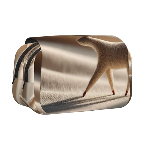 Khkbnb Federmäppchen mit großem Fassungsvermögen, Schreibwaren-Organizer, Kosmetiktasche, Bürobedarf von Khkbnb