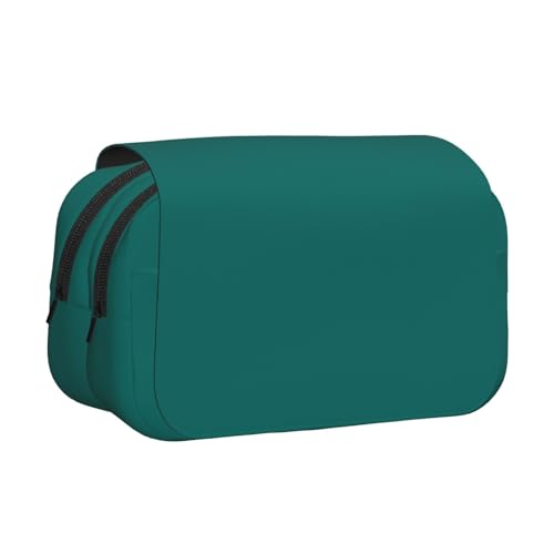 Khkbnb Federmäppchen mit großem Fassungsvermögen, natürliches Grün, Federmäppchen, Schreibwaren-Organizer, Kosmetiktasche, Bürobedarf von Khkbnb