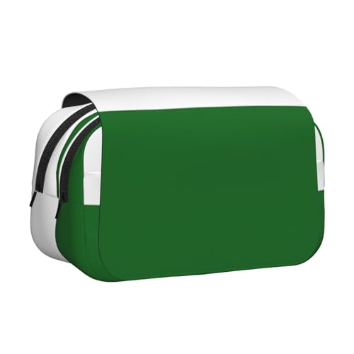 Khkbnb Federmäppchen mit großer Kapazität, Motiv: Flagge von Sachsen, Federmäppchen, Schreibwaren-Organizer, Kosmetiktasche, Bürobedarf von Khkbnb