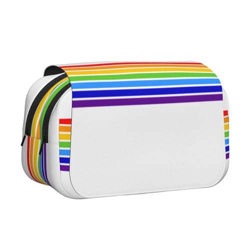 Khkbnb Federmäppchen mit jüdischer Flagge, großes Fassungsvermögen, Federmäppchen, Schreibwaren-Organizer, Kosmetiktasche, Bürobedarf von Khkbnb