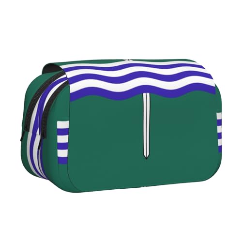 Khkbnb Peterborough Federmäppchen mit großer Kapazität, Federmäppchen, Schreibwaren-Organizer, Kosmetiktasche, Bürobedarf von Khkbnb