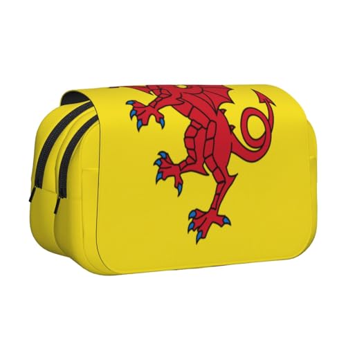 Khkbnb Somerset County-Flagge, großes Fassungsvermögen, Federmäppchen, Schreibwaren-Organizer, Kosmetiktasche, Bürobedarf von Khkbnb