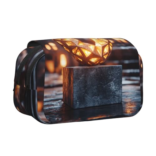 Khkbnb The Beauty of Light Federmäppchen, Federmäppchen, Schreibwaren-Organizer, Kosmetiktasche, Bürobedarf von Khkbnb