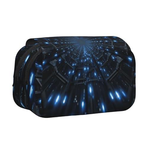 Khkbnb Time Tunnel Federmäppchen, Federmäppchen, Schreibwaren-Organizer, Kosmetiktasche, Bürobedarf von Khkbnb