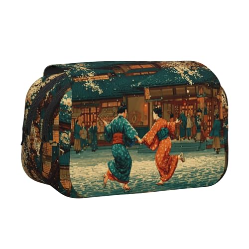 Khkbnb Under Mount Fuji Federmäppchen, Federmäppchen, Schreibwaren-Organizer, Kosmetiktasche, Bürobedarf von Khkbnb