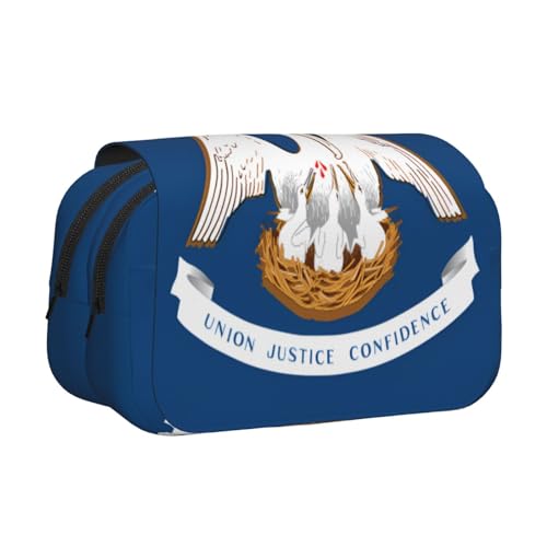 Khkbnb qtyvgtic Federmäppchen mit großem Fassungsvermögen, Federmäppchen, Schreibwaren-Organizer, Kosmetiktasche, Bürobedarf von Khkbnb