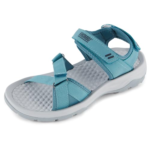 Khombu Sunbeam Damen-Sandalen, Blaugrün/Ein Hauch von Paradies (Trace of Paradise), 40.5 EU von Khombu