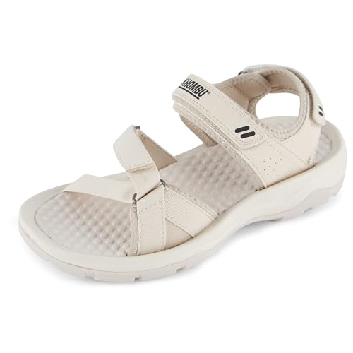 Khombu Sunbeam Damen-Sandalen, Taupe, 38 EU von Khombu