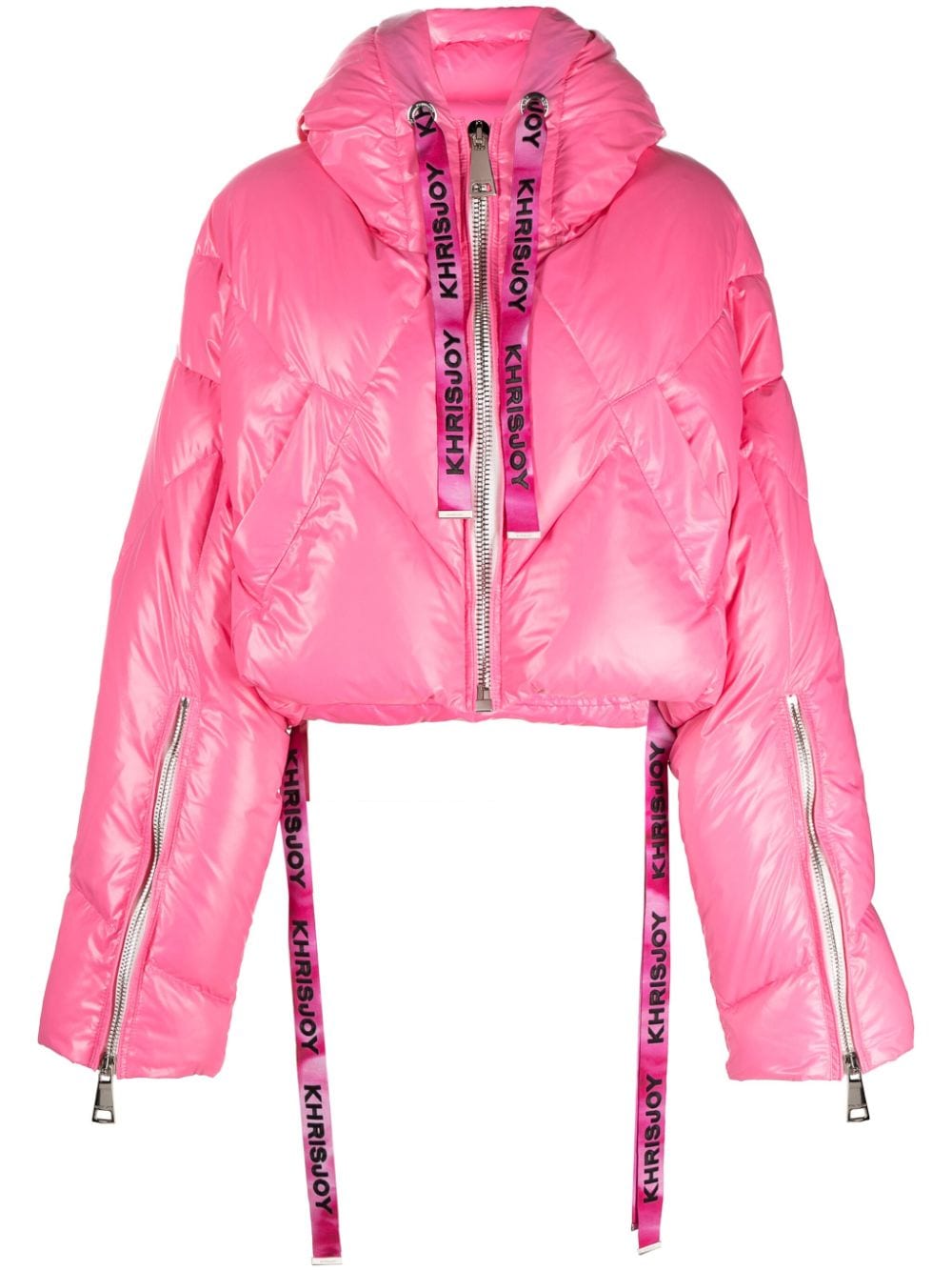 Khrisjoy Daunenjacke mit Kordelzug - Rosa von Khrisjoy