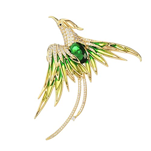 KhuWan Kristall Phoenix Vogel Brosche für Frauen Männer 5 Farben Emaille Flug Schönheit Vogel Party Büro Brosche Brosche Geschenke KhuWan Kristall Phoenix Vogel Brosche für Frauen Männer 5 Farben Emaille Flug Schönheit Vogel Party Büro Brosche Brosche Geschenke von KhuWan