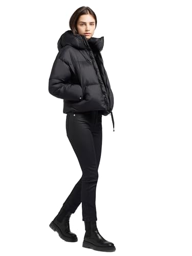 khujo Lexi Frauen Mantel schwarz L 100% Nylon Basics, Streetwear von khujo