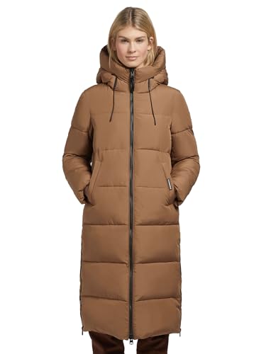 KHUJO Miri Damen Wintermantel Steppmantel Mantel Winterjacke Coat (DE/NL/SE/PL, Alphanumerisch, S, Regular, Regular, Indian-Nougat) von khujo