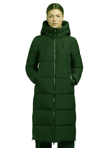 KHUJO Miri Damen Wintermantel Steppmantel Mantel Winterjacke Coat (DE/NL/SE/PL, Alphanumerisch, S, Regular, Regular, Jungle-Green) von khujo