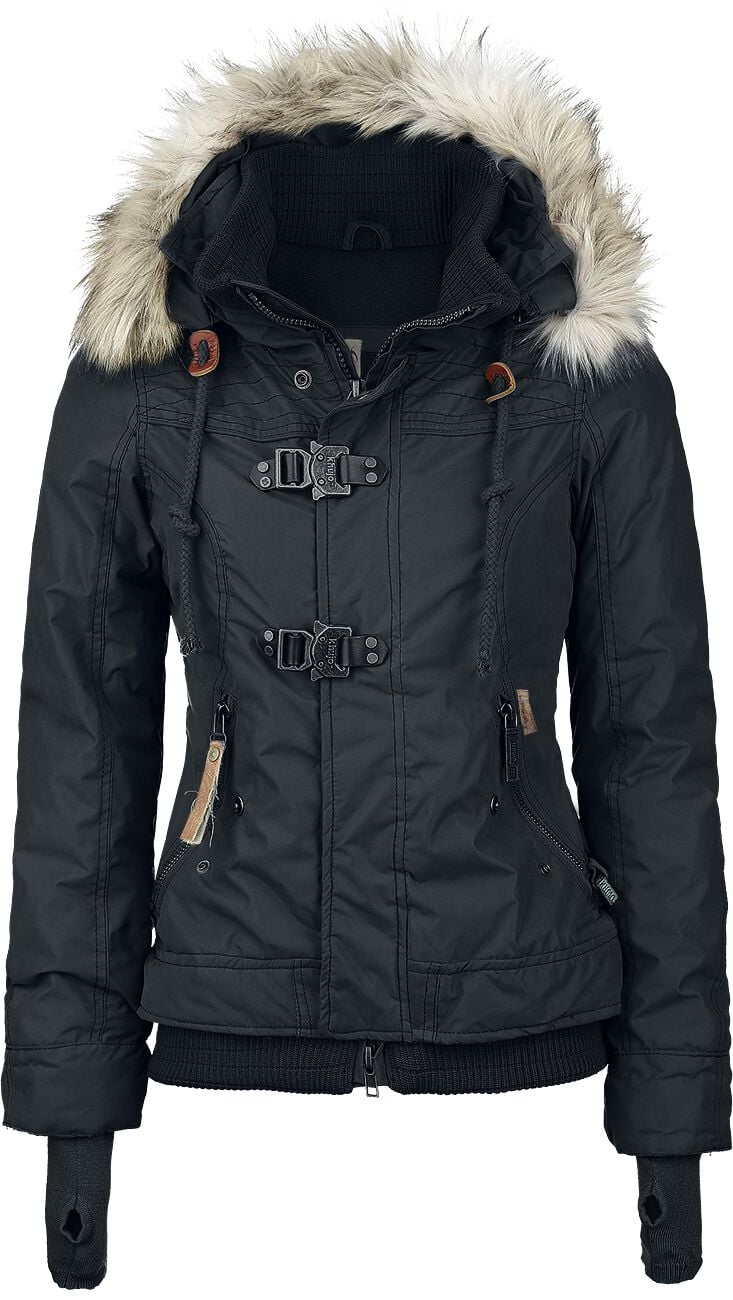 Khujo Winterjacke - Ashley - XS bis XXL - für Damen - Größe L - schwarz von Khujo