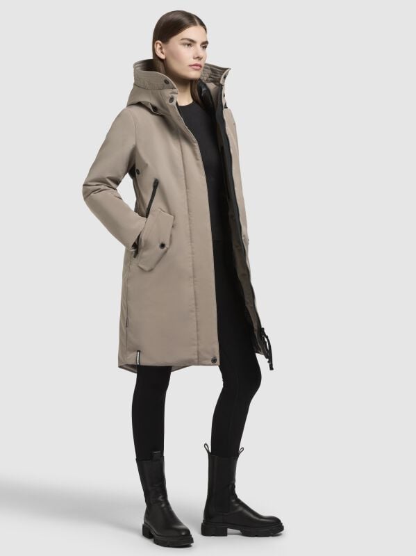 Khujo Wintermantel - Charlyn5 - XS bis XXL - für Damen - Größe XS - grau Khujo Wintermantel - Charlyn5 - XS bis XXL - für Damen - Größe XS - grau von Khujo