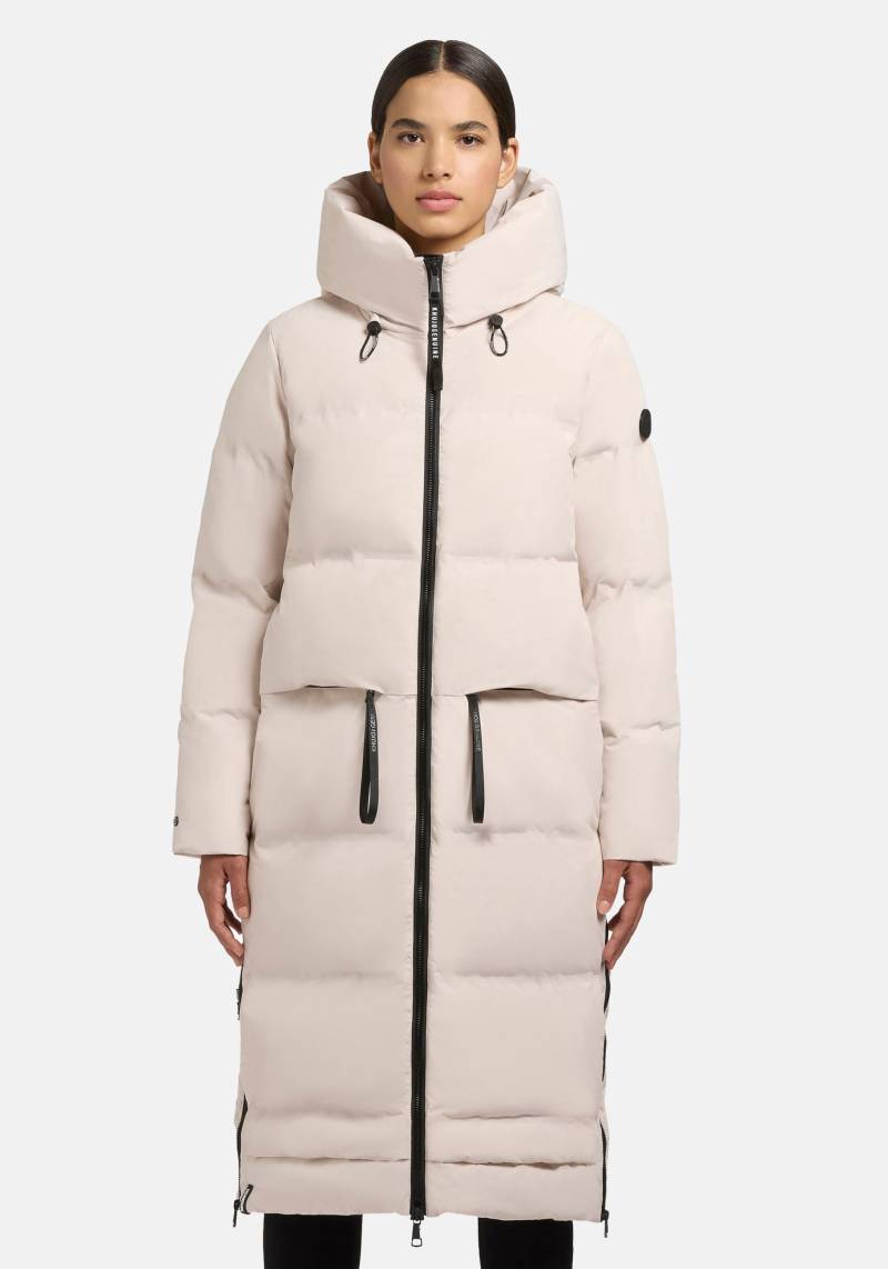 khujo Steppmantel "Aroma-YM", Gesteppter Damen Wintermantel mit hohen Gehschlitzen von Khujo