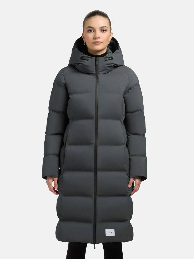 khujo Steppmantel "Finnie3" Warmer Damen Wintermantel mit großer Kapuze von Khujo