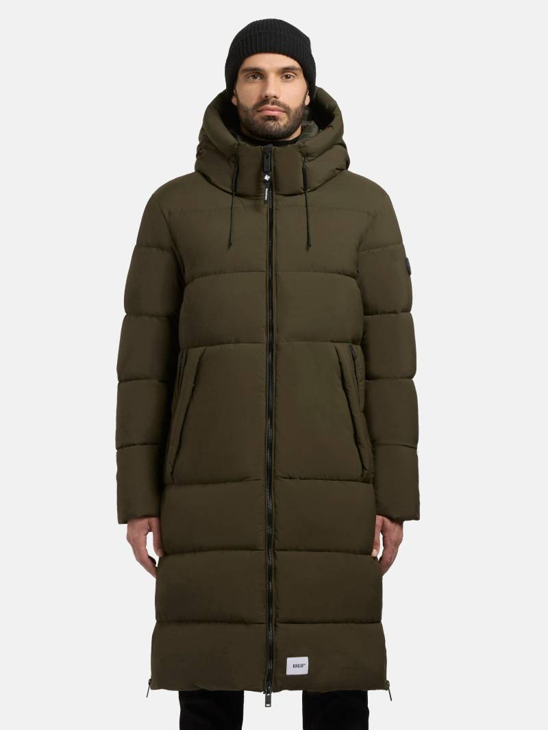 khujo Steppmantel "Rigo Matt-YM" Warmer Herren Puffermantel mit Rucksack-Trägern von Khujo