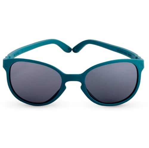 Ki ET LA Unisex-Kinder Gafa de Sol años Sonnenbrille Little Kids 1-2 Jahre Peacock Blue Wayfarer, Pfauengrün von Ki ET LA