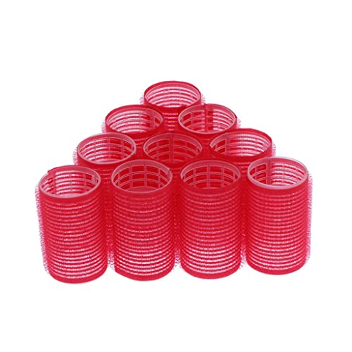 KiBcsLic 10Pcs Haar Roller Locken Friseur Lockenwickler für Frauen Mädchen, 4#, 36mm von KiBcsLic