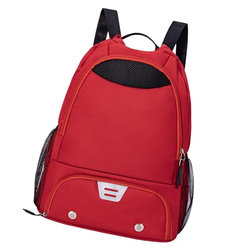 KiBcsLic Basketball Tragerucksack mit Schuhhalter für Sportliche Aktivitäten, Rot KiBcsLic Basketball Tragerucksack mit Schuhhalter für Sportliche Aktivitäten, Rot von KiBcsLic