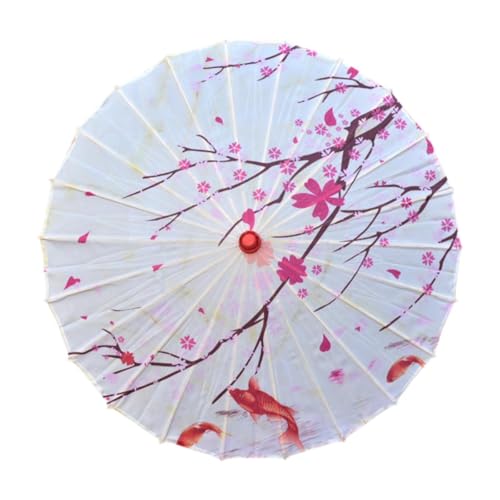 KiBcsLic Chinesischer Regenschirm Aus Geöltem Papier für Cosplay Und Feiertagstreffen, Style E von KiBcsLic