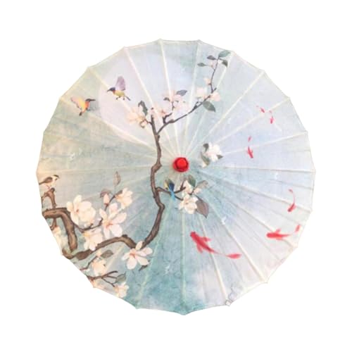 KiBcsLic Chinesischer Regenschirm Aus Geöltem Papier für Cosplay Und Feiertagstreffen, Style J von KiBcsLic
