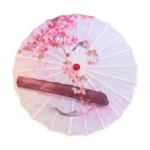 KiBcsLic Chinesischer Regenschirm Aus Geöltem Papier für Cosplay Und Feiertagstreffen, Style K von KiBcsLic