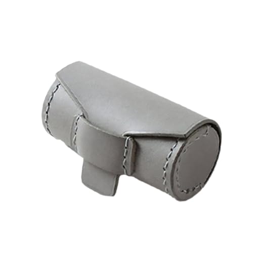 KiBcsLic PU Mini Lippenstift Tasche Tragen Beständig Frauen Geschenke Make-Up Organizer, Grau von KiBcsLic