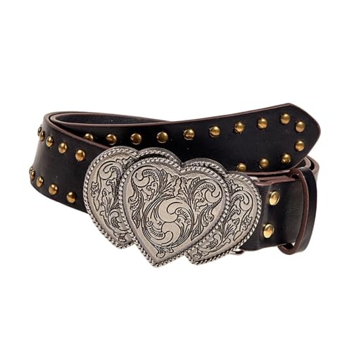 KiBcsLic Taillengürtel Hüftgurt für Damen Jeansgürtel Körperkette mit Kettendetails Und Breiter Metallschnalle Aus Kunstleder für Feste Abendveranstaltungen U, Schwarz KiBcsLic Taillengürtel Hüftgurt für Damen Jeansgürtel Körperkette mit Kettendetails Und Breiter Metallschnalle Aus Kunstleder für Feste Abendveranstaltungen U, Schwarz von KiBcsLic