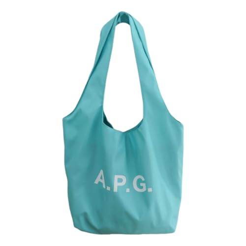 KiBcsLic Tragetasche Aus Polyester, 42 X 33 cm, Modisch, für Reisen Im Sommer, für Den Unterricht, Die Arbeit, Den Strand, Den Alltag, Blau KiBcsLic Tragetasche Aus Polyester, 42 X 33 cm, Modisch, für Reisen Im Sommer, für Den Unterricht, Die Arbeit, Den Strand, Den Alltag, Blau von KiBcsLic