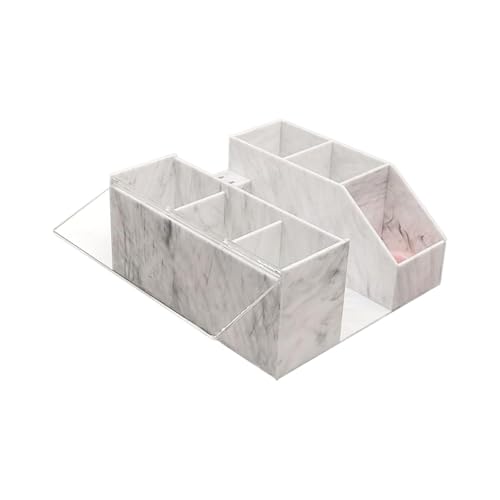 KiBcsLic Wimpernverlängerungs-Organizer, Wimpern-Aufbewahrungskoffer, Behälter, transparente 6-geteilte Beauty-Organizer-Aufbewahrungsbox für Haar-Accessoires, Marmor KiBcsLic Wimpernverlängerungs-Organizer, Wimpern-Aufbewahrungskoffer, Behälter, transparente 6-geteilte Beauty-Organizer-Aufbewahrungsbox für Haar-Accessoires, Marmor von KiBcsLic